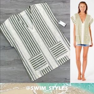 ☀️RIP CURL☀️ COSTA STRIPE KAFTAN COVER UP